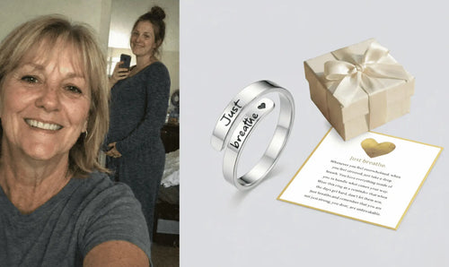 Just Breathe Ring close up