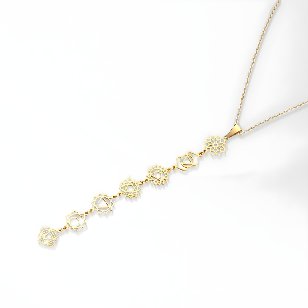 7 Chakra Necklace + FREE Matching Bracelet