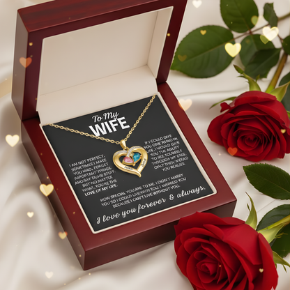 The Soulmate Knot –Birthstone Heart Necklace