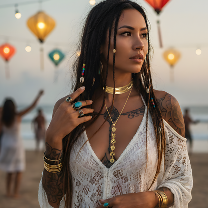 7 Chakra Necklace + FREE Matching Bracelet