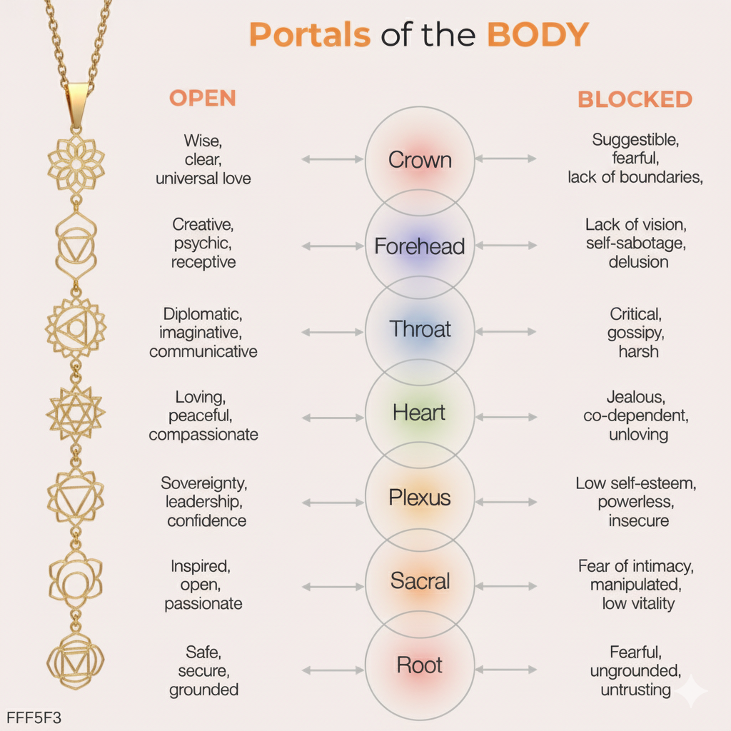 7 Chakra Necklace + FREE Matching Bracelet