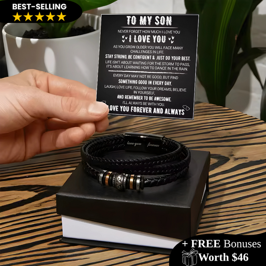 To My Son - Forever Love Bracelet