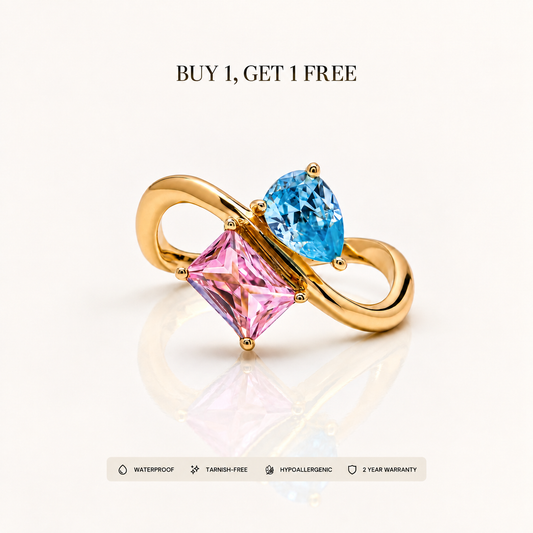 The You & Me Birthstone Ring - Buy 1 Get 1 Free
