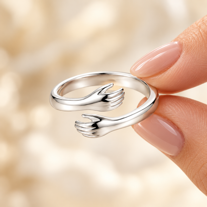 To My Grand-Daughter Hug Ring