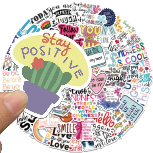 50pc Daily Inspirational Stickers
