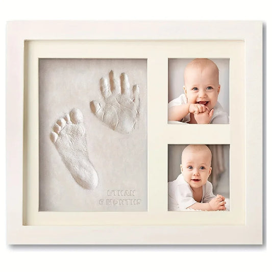 Baby Hands and Footprints Clay Photo Frame