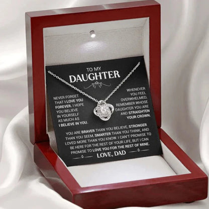 To My Daughter - Eternal Love Necklace