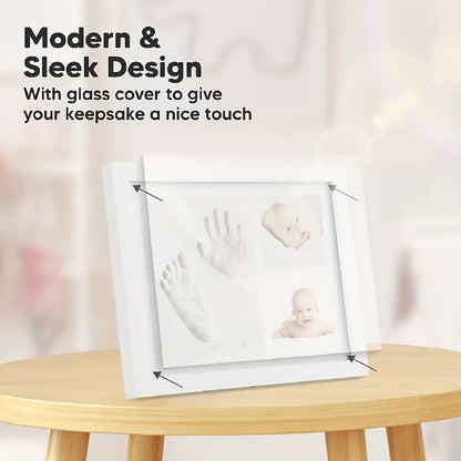 Baby Hands and Footprints Clay Photo Frame