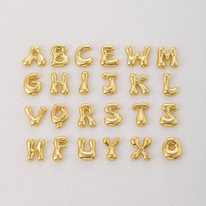 Bubble Initial Name Necklace